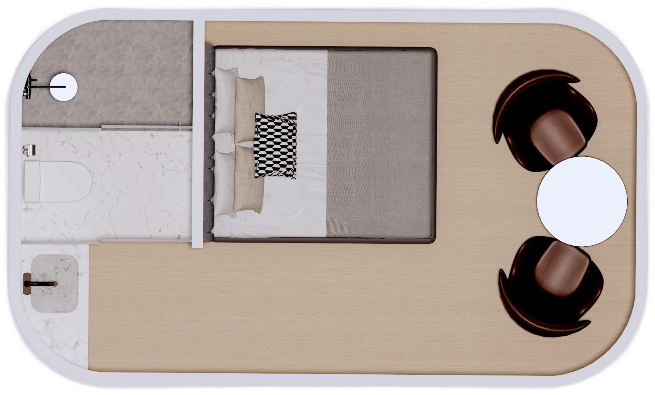 Home 14 CAPSULE A_3D FLOORPLAN