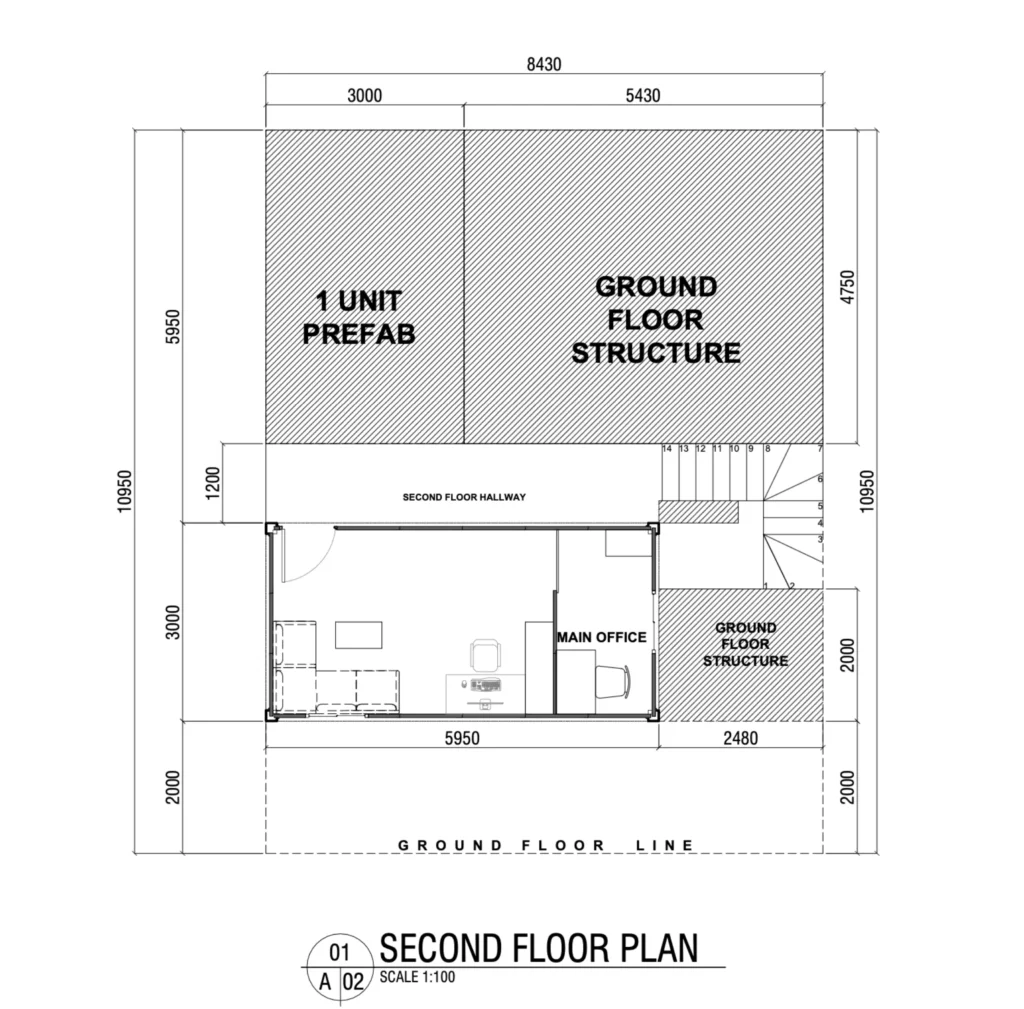 BIRTHING CLINIC PROJECT 3 Floor Plan Birthing Maguindanao 2 - Prefab Davao