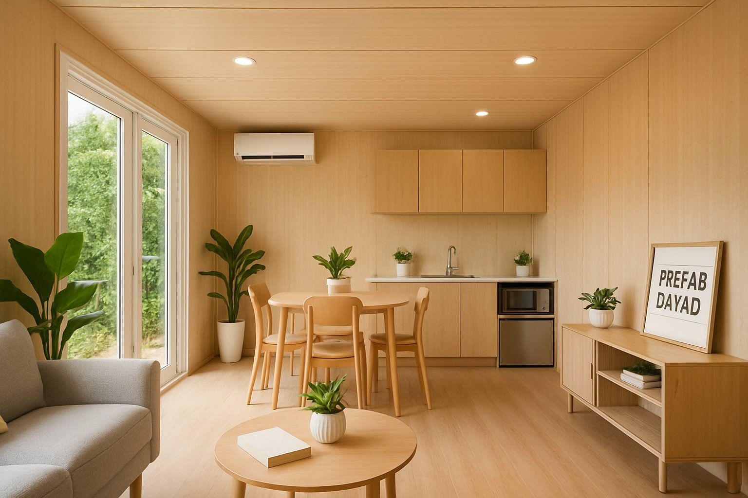 How El Niño Impacts Construction Schedules in Davao City 3 Modern interior of a prefabricated container home in Davao.